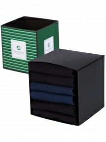 Набор мужских носков из 100% хлопка, 6 пар (ТМ Grinston socks), PG-15D2-6, микс 1