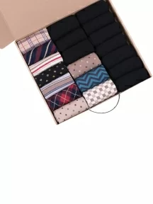 Набор из 20 пар мужских носков MSCLUB №М33, ВИМ20-33, микс