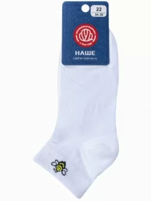Детские носки "НАШЕ" Смоленской чулочной фабрики, 222С58, рис. 6, БЕЛЫЕ №0