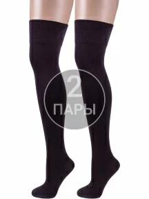 Комплект из 2 пар женских гольфов Брестские (БЧК) РИС. 000, ТЕМНО-КОРИЧНЕВЫЕ (2-16С1424)