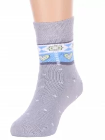 Детские махровые носки Брестские (БЧК), 14С3060, рис. 823, СВЕТЛО-СЕРЫЕ
