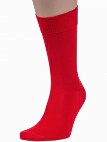 Мужские носки из мерсеризованного хлопка Sergio Di Calze (PINGONS), 17SC6, КРАСНЫЕ