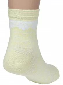 Детские бамбуковые носки "Борисоглебский трикотаж", 8С938, ЖЕЛТЫЕ
