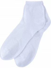 Детские носки из 100% хлопка "НАШЕ" Смоленской чулочной фабрики, С115, рис. 1, БЕЛЫЕ №0