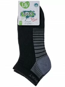 Детские спортивные носки "Борисоглебский трикотаж", 8С804, ЧЕРНЫЕ