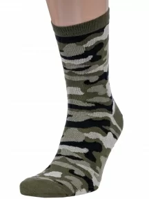 Мужские бамбуковые носки "Носкофф" (АЛСУ), НМ104, рис. 3013, СВЕТЛЫЙ ХАКИ
