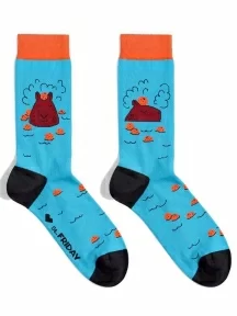 Носки unisex St. Friday Socks, contest22-1294-03/19/04, "Кайфариат / Цитрусовое СПА"