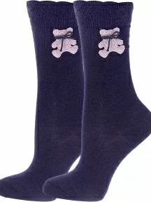 Комплект из 2 пар детских носков Conte kids, 2-20С-207СП, рис. 576, ТЕМНО-СИНИЕ