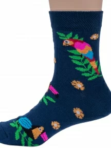 Комплект из 2 пар детских носков Брестские (БЧК) рис. 192, СИНИЕ (2-14С3081)