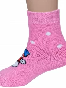 Детские махровые носки Альтаир, С90, РОЗОВЫЕ