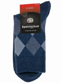 Мужские носки Брестские (БЧК), 15С2125, рис. 044, ТЕМНО-СИНИЕ МЕЛАНЖ