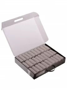 Набор из 30 пар мужских носков "Бизнес" (RuSocks / Орудьевский трикотаж), РуС-30, темно-бежевые