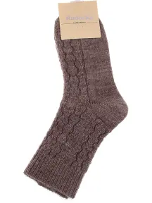 Женские полушерстяные носки RuSocks (Орудьевский трикотаж) БЕЖЕВЫЕ (Ж-185)