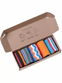 Набор из 5 пар мужских носков MSCLUB №М01, ВИ5-НМ1, микс 2