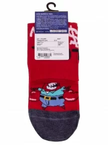 Носки унисекс SPONGEBOB Брестские (БЧК), 21С4203, рис. 076, КРАСНЫЕ