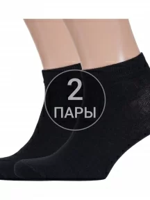 Комплект из 2 пар мужских носков Альтаир, 2-А202, ЧЕРНЫЕ