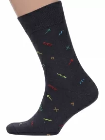 Мужские носки MSCLUB №М39, nm-421, ТЕМНО-СЕРЫЕ