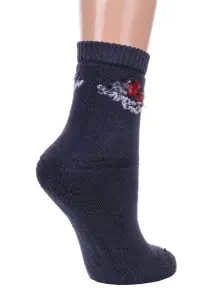 Женские махровые носки Брестские (БЧК) рис. 600, ТЕМНО-СЕРЫЕ (15С1408)