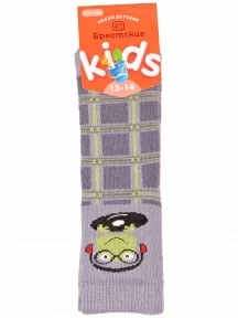 Детские махровые носки Брестские (БЧК), 14С3060, рис. 4026, СВЕТЛО-СЕРЫЕ