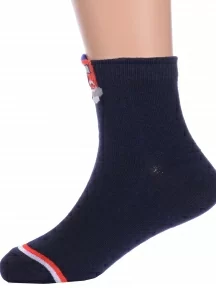 Детские носки "Борисоглебский трикотаж", 8СМ1003/1, ТЕМНО-СИНИЕ