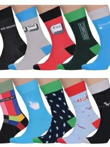 Букет из 10 пар мужских носков MSCLUB, Б10-м26, микс