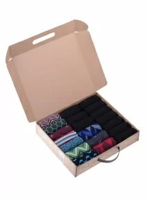 Набор из 20 пар мужских носков MSCLUB №М39, ВИМ20-39, микс