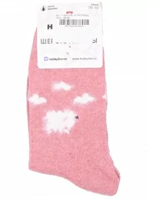 Женские теплые носки Hobby Line, Нжа6198-19, РОЗОВЫЕ
