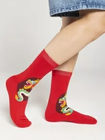 Унисекс носки Oemen, PM427, рис. 427 "Дракон"