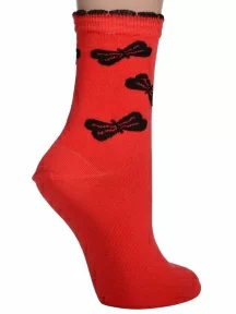 Женские носки (Palama), ЖД-21, КРАСНЫЕ