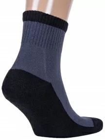 Мужские спортивные носки с махровым следом Брестские (БЧК), 15С2330, рис. 031, СЕРО-ЧЕРНЫЕ