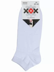 Мужские короткие спортивные носки ХОХ, SPM-180, БЕЛЫЕ