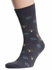 Мужские носки MSCLUB №М09, NM-96, ГРАФИТОВЫЕ