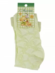 Детские гольфы "Алена", д305, рис. 02, САЛАТОВЫЕ