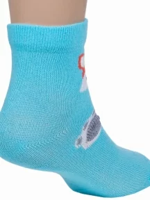 Комплект из 2 пар детских носков Брестские (БЧК), 2-18С3086, рис. 568, ЛАЗУРНЫЕ