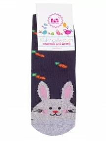 Детские махровые носки "Красная ветка", С-1619, СИНИЕ