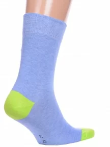 Носки унисекс Брестские (БЧК), 21С4200, рис. 164, ГОЛУБЫЕ МЕЛАНЖ