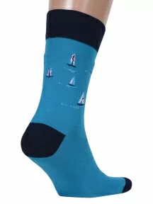 Мужские носки MSCLUB №М29, nm-310, ТЕМНО-ГОЛУБЫЕ