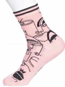 Детские носки Conte kids, 5С-11СП, рис. 562, ПЕПЕЛЬНО-РОЗОВЫЕ