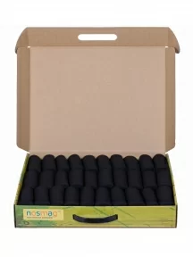 Набор из 30 пар мужских носков MSCLUB №М00, МС-ПН-01-30, черные в кейсе "Стратегический запас"