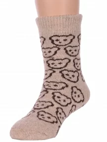 Детские теплые махровые носки Hobby Line, Ндад7621-01, БЕЖЕВЫЕ