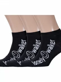 Комплект из 3 пар мужских носков RuSocks (Орудьевский трикотаж), 3-М3-23739, рис. 05, ЧЕРНЫЕ