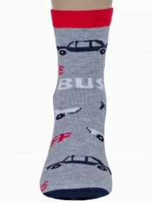 Детские носки RuSocks (Орудьевский трикотаж), Д3-13501, рис. 02, СЕРЫЕ