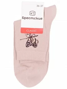Женские носки Брестские (БЧК), 14с1100, рис. 606, КАПУЧИНО