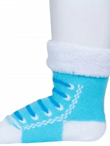 Детские махровые носки Альтаир, С48, ГОЛУБЫЕ