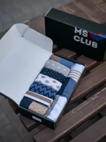 Набор из 10 пар мужских носков MSCLUB №М46, ВИ10-НМ46, микс