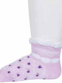 Детские короткие носки "Борисоглебский трикотаж", 8СД3001, СИРЕНЕВЫЕ