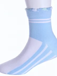 Детские укороченные носки LORENZline, Л1, ГОЛУБЫЕ