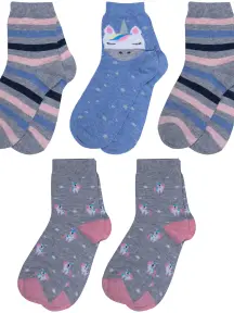Комплект из 5 пар детских носков RuSocks (Орудьевский трикотаж) микс 4 (5-Д3-13160)