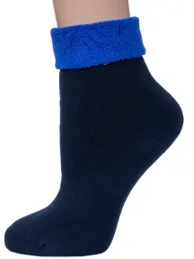 Женские махровые носки RuSocks (Орудьевский трикотаж) ТЕМНО-СИНИЕ (Ж-2331)