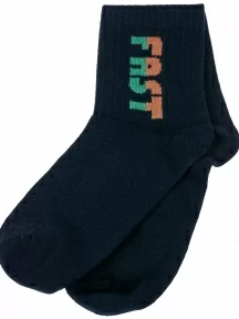Детские спортивные носки "Борисоглебский трикотаж", 8СМ1002/2, ТЕМНО-СИНИЕ